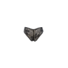 Culotte noire en dentelle avec nœud en satin 